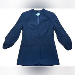Calvin Klein - Women’s Suit Jacket With Button Sleeves - Black - Size 4 - NWT